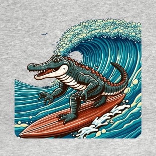 crocodile surfer T-Shirt